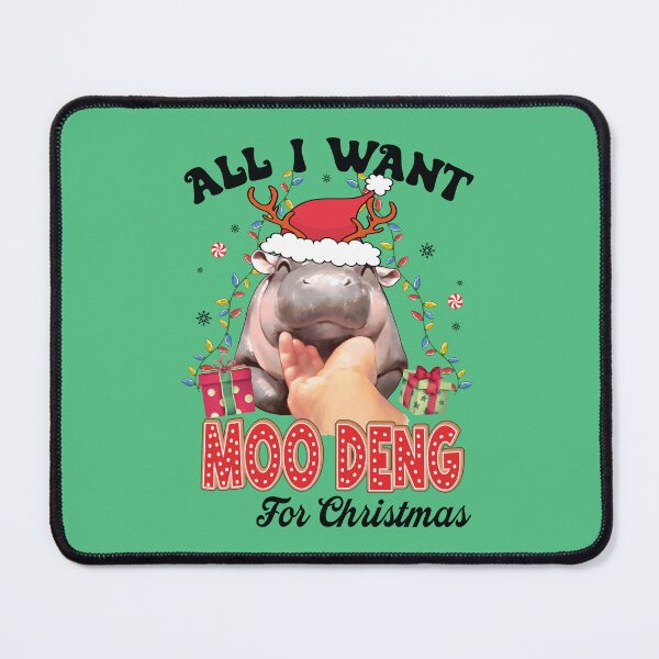 Item preview, All I Want Moo Deng For Christmas designed and sold by kjanedesigns.