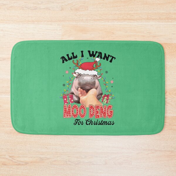Item preview, All I Want Moo Deng For Christmas designed and sold by kjanedesigns.