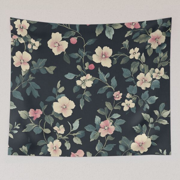 Item preview, Dark Vintage Midnight Flowers designed and sold by GrinGalore.