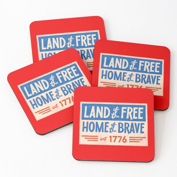 Item preview, Land of the free, home of the brave.  designed and sold by NicMacTees.