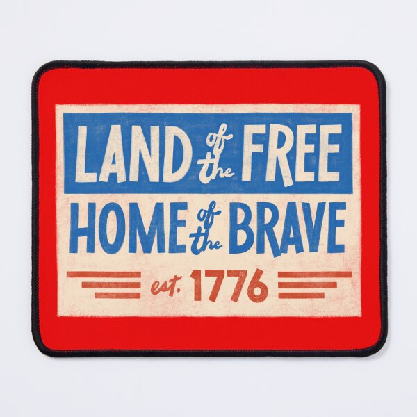 Item preview, Land of the free, home of the brave.  designed and sold by NicMacTees.