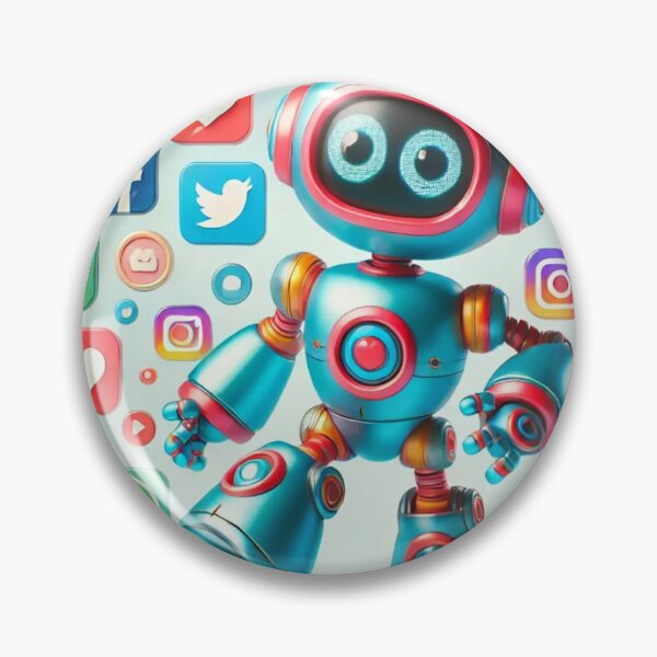 Item preview, SOCIAL MEDIA PARTY BOT-2.0 designed and sold by giantstep.