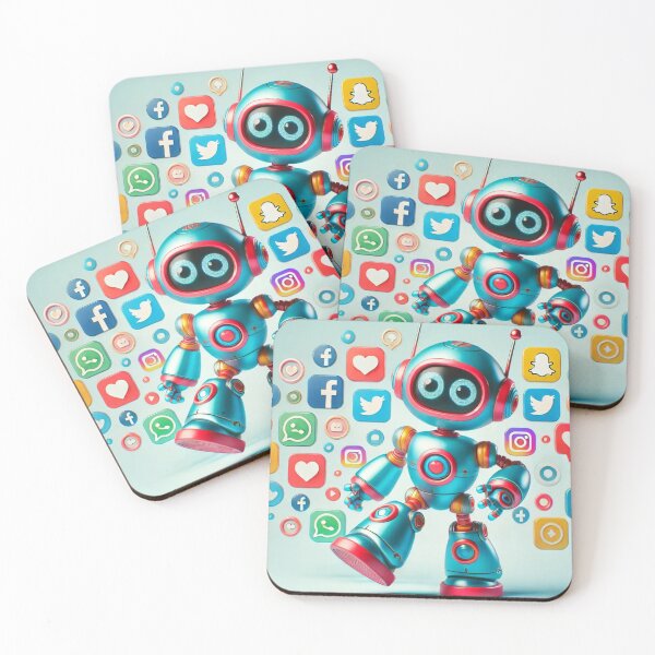 Item preview, SOCIAL MEDIA PARTY BOT-2.0 designed and sold by giantstep.
