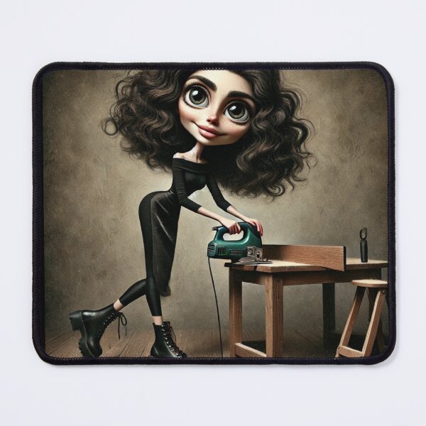 Item preview, Dark Elegance: The Crafty Woodworker designed and sold by ByMosia.