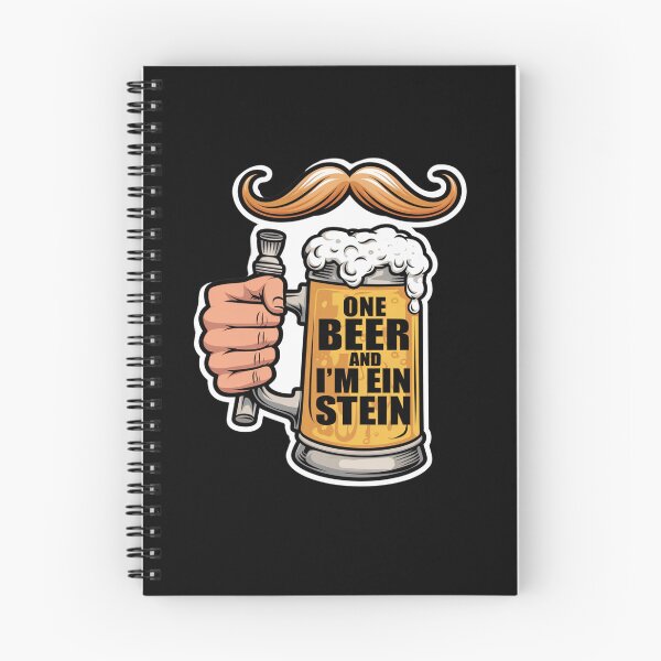 Item preview, One Beer and Im Ein Stein - Mustache Design designed and sold by Peter Stawicki.