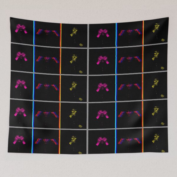 Item preview, David Bowie - See no Evil, Hear no Evil, Speak no Evil - Glitched designed and sold by Fuzzdandy Designs.