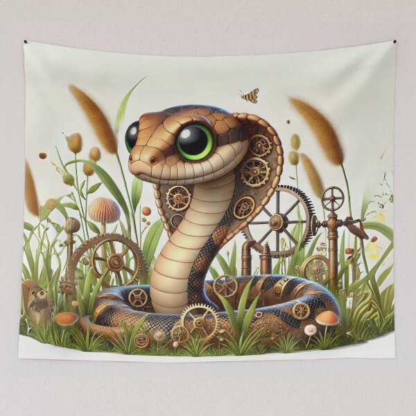 Item preview, Steampunk Great Plains Rat Snake designed and sold by Sillytoe.