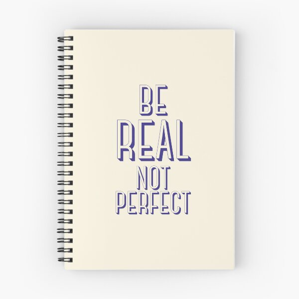 Item preview, Sea real, no perfecto: diseño de cita inspiradora designed and sold by PrintableByZaah.