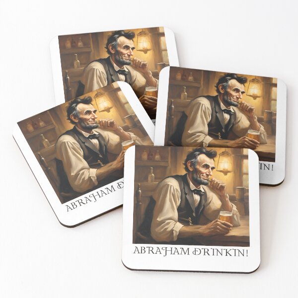 Item preview, Abraham Drinkin designed and sold by NicMacTees.