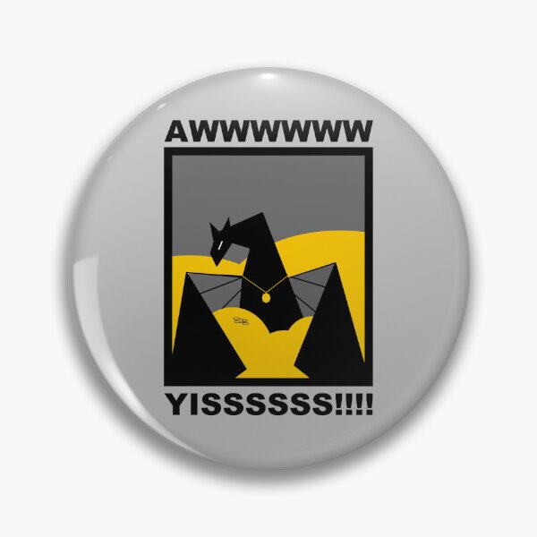 Item preview, "Awwwwww yisssss!" said the dragon to its gold designed and sold by dogbear-designs.
