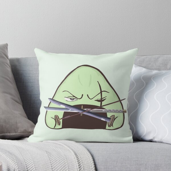 Item preview, Onigiri Zoro Three Swords Pirate King Anime designed and sold by not-karla.