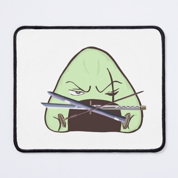 Item preview, Onigiri Zoro Three Swords Pirate King Anime designed and sold by not-karla.