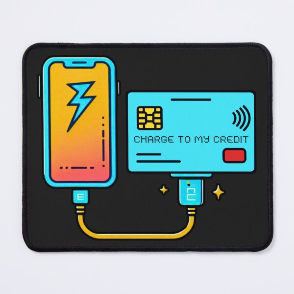Item preview, Charge My Credit, Literally - Funny designed and sold by andrex66.