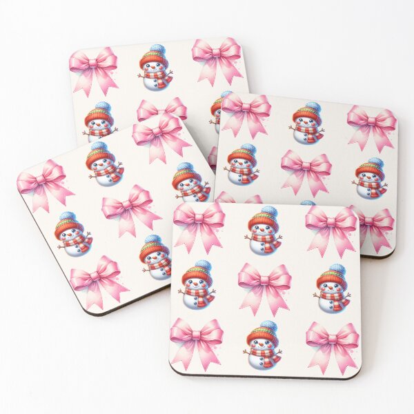 Item preview, Snowman coquette, Merry Christmas and pink bows Pack designed and sold by Alma-design-art.