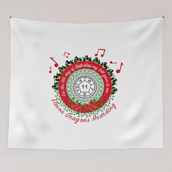Item preview, On the Eleventh Day of Crit-Mas! designed and sold by dogbear-designs.
