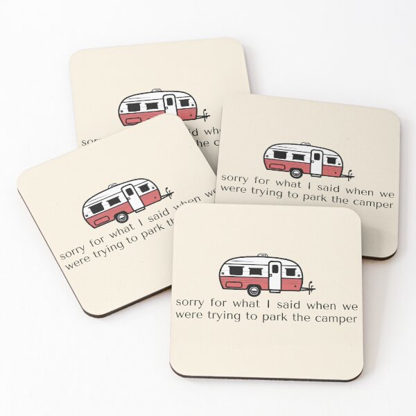 Item preview, Funny Camper Trailer designed and sold by Magnolia Valley Art.