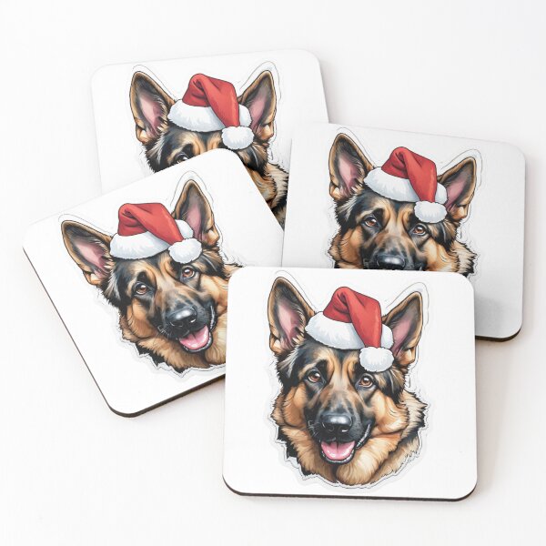 Item preview, Christmas Cheer with a German Shepherd designed and sold by BaakaDesigns.