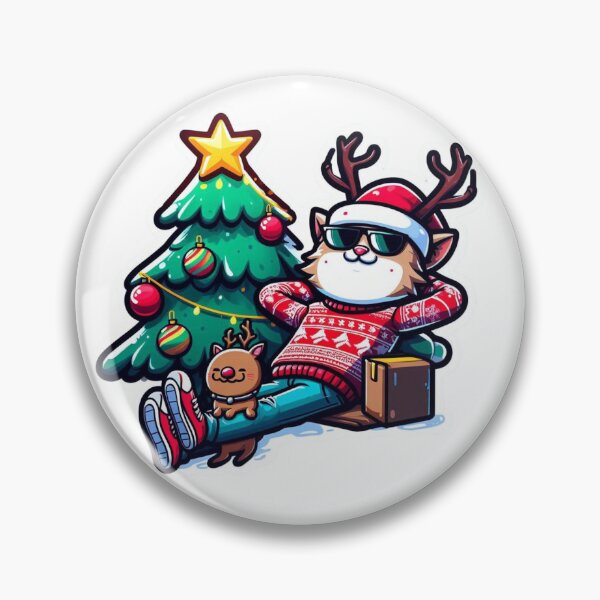 Item preview, Funny Christmas Stickers & T-Shirts 2024 - Santa, Rudolph & More designed and sold by MiszungART.