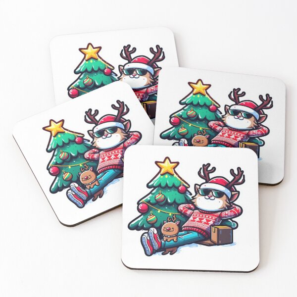 Item preview, Funny Christmas Stickers & T-Shirts 2024 - Santa, Rudolph & More designed and sold by MiszungART.