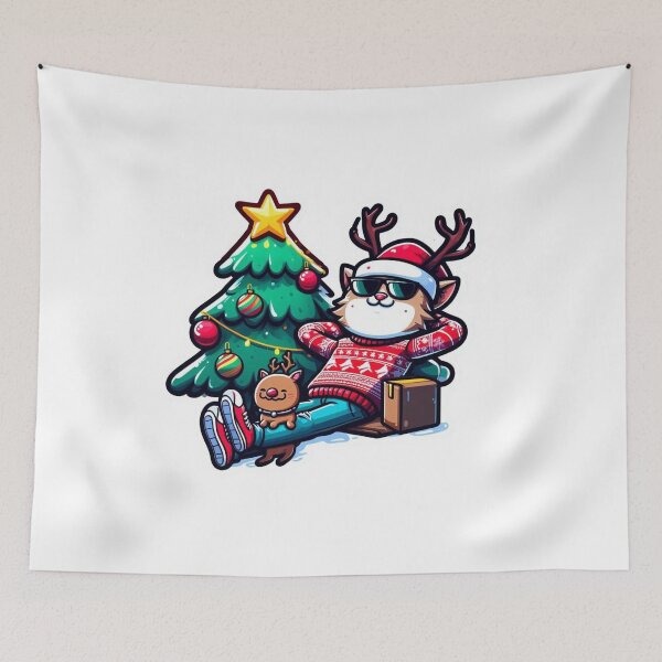 Item preview, Funny Christmas Stickers & T-Shirts 2024 - Santa, Rudolph & More designed and sold by MiszungART.