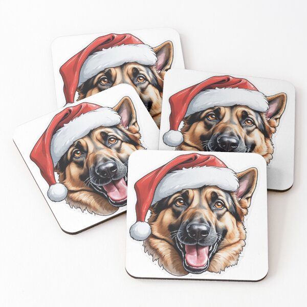 Item preview, Christmas Cheer with a German Shepherd designed and sold by BaakaDesigns.