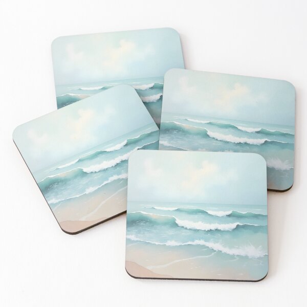 Item preview, Tranquil Seascape Coastal Ocean Art designed and sold by Glimmersmith.