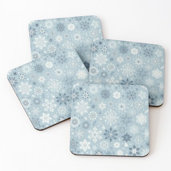 Item preview, Pattern - Snowflakes on Light Blue Background Design designed and sold by bonnieleigh6902.