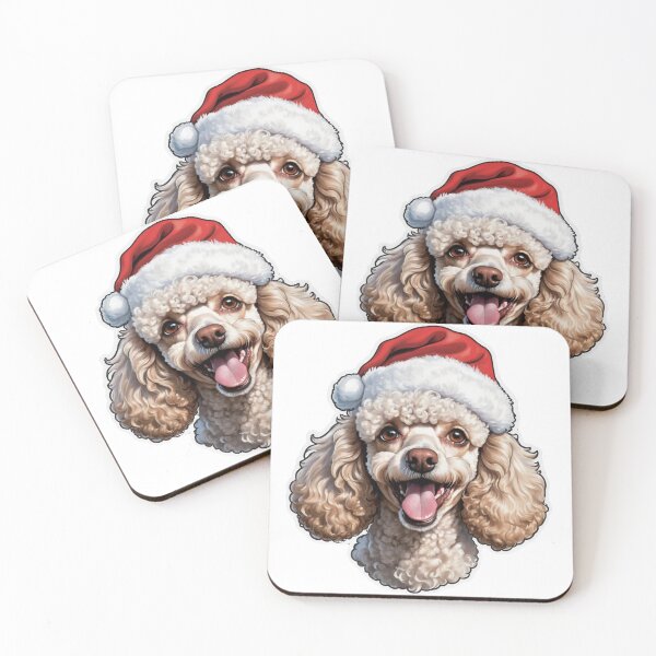 Item preview, Christmas Cheer with a Poodle designed and sold by BaakaDesigns.