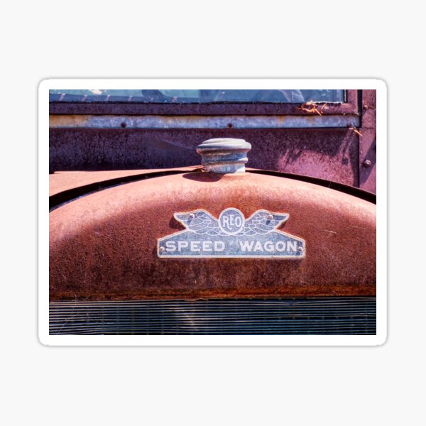 REO Speed Wagon Hood Emblem Sticker