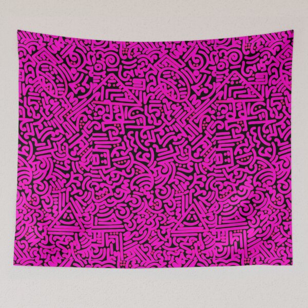 Item preview, Pink Snake Pattern designed and sold by UZRWRLD .