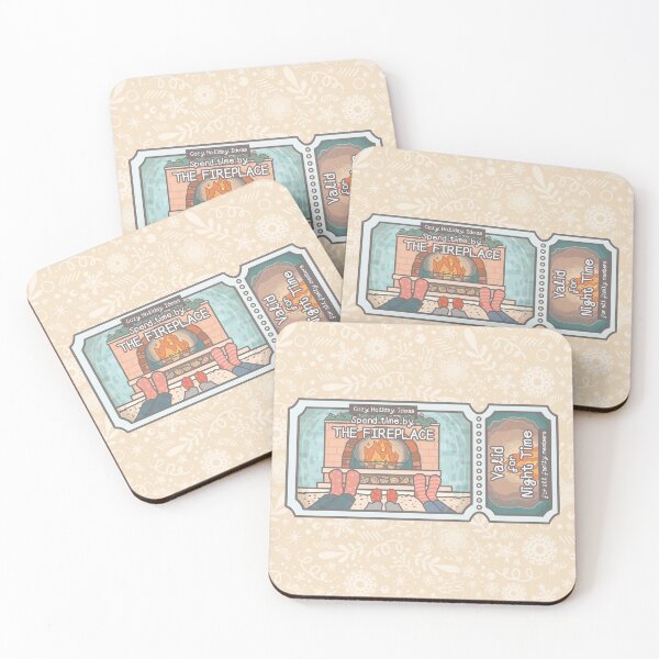 Item preview,  Cozy Holiday Ticket to Spend Time by The Fireplace During Holiday designed and sold by Khotekmei.