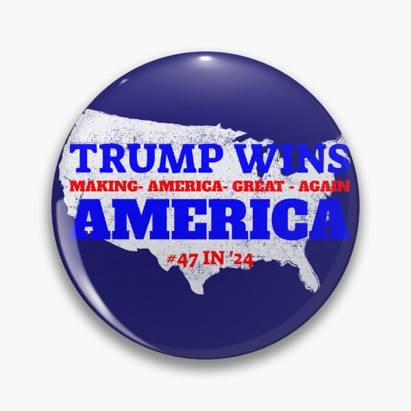 Item preview, Trump Wins America 2024 designed and sold by R-Marc-Designs.