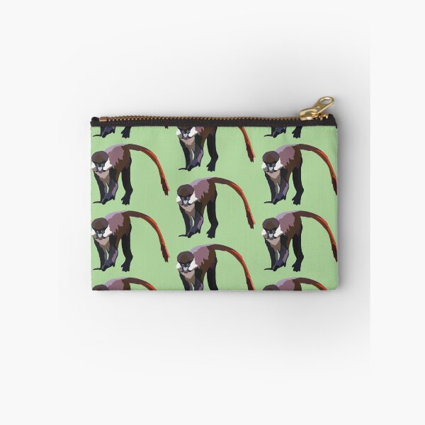 Item preview, S is for Schmidt’s Red Tailed Guenon,Guenon Monkey Illustration – Vibrant Primate Art for Wildlife and Nature Lovers designed and sold by PrettylittlepastelUk.