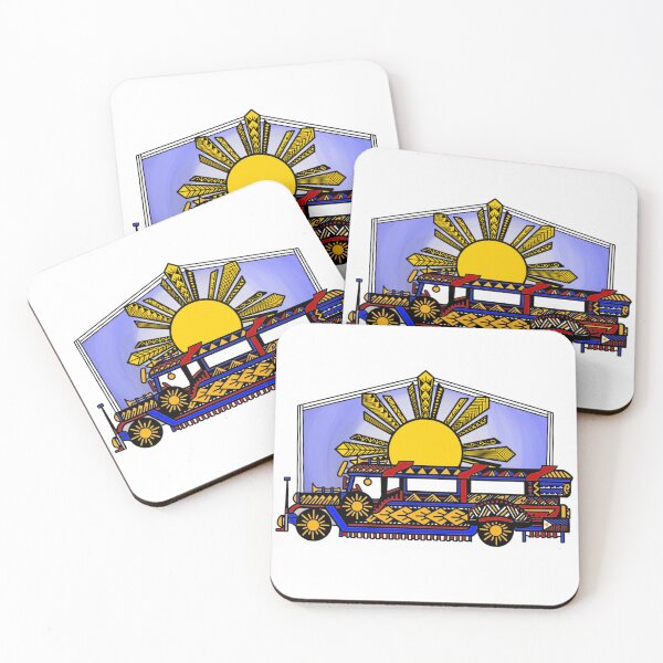 Item preview, Colorful Tribal Passenger Jeepney with Sky designed and sold by Steeb757.
