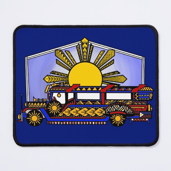 Item preview, Colorful Tribal Passenger Jeepney with Sky designed and sold by Steeb757.