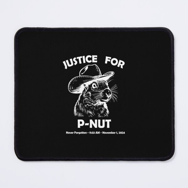 Item preview, Justice for Peanut - Cute Squirrel Memorial - Black designed and sold by IT-Express.