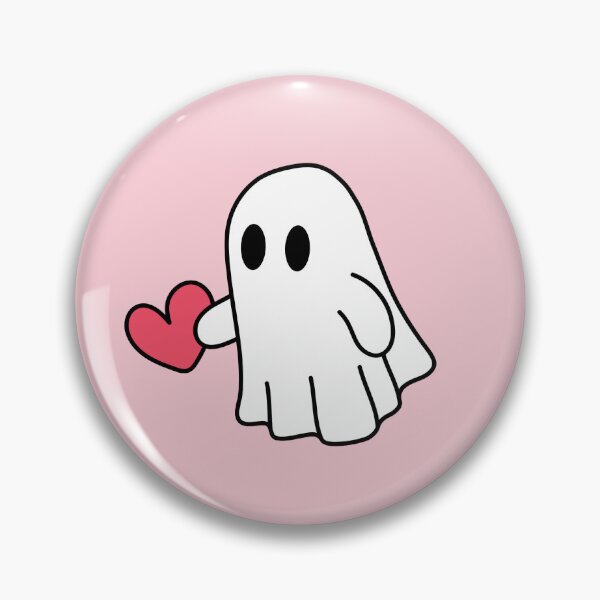 Item preview, Cute Valentine Ghost Set - Heart designed and sold by patternjp.