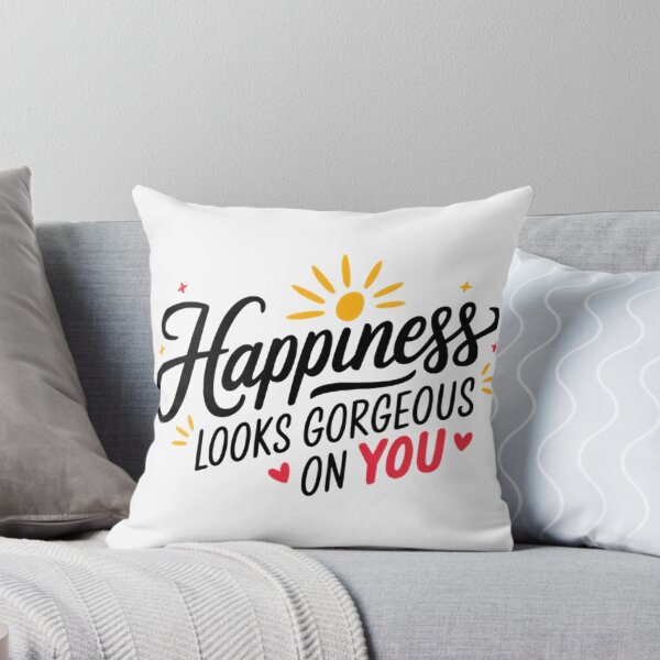 Item preview, Happiness looks gorgeous on you designed and sold by BugiDesignArt.