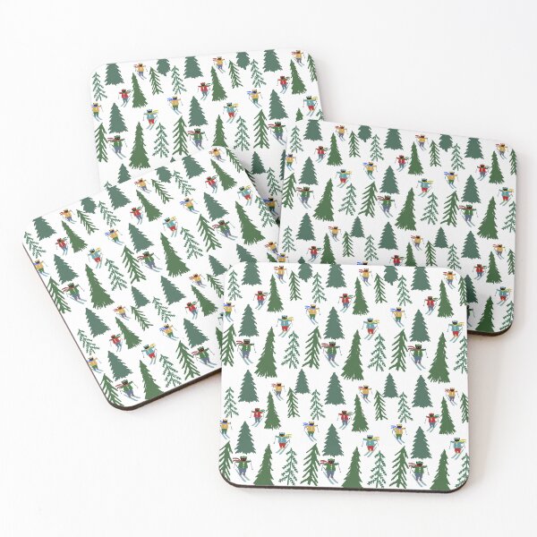 Item preview, The Cat Skiers designed and sold by KilkennyCat Art.