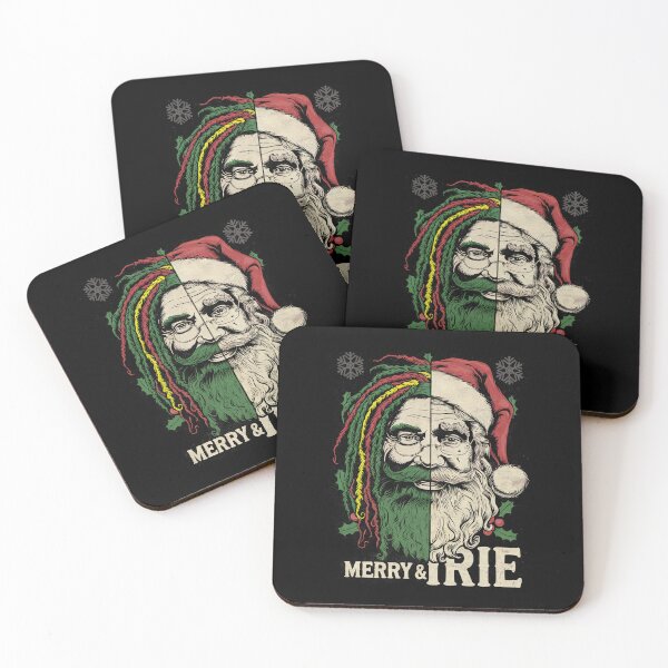Item preview, Rasta Santa Christmas - Merry & Irie designed and sold by GRABAPSHOP.