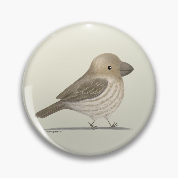 Item preview, House Finch female bird designed and sold by julianamotzko.