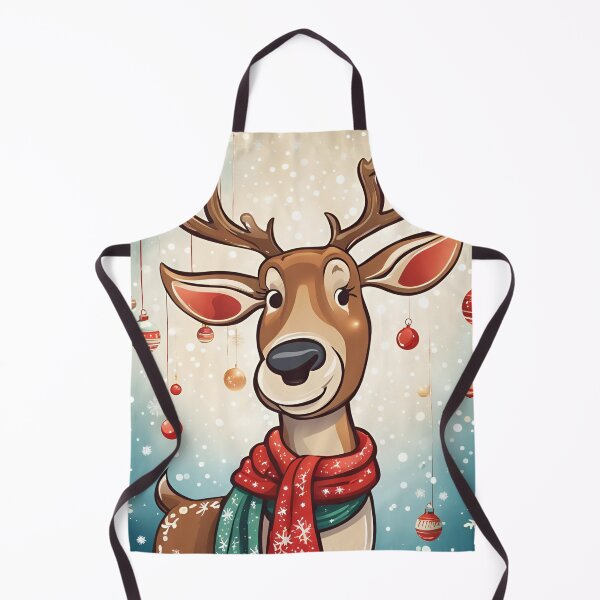 Item preview, Christmas reindeer drawing designed and sold by Lilou13Magasin.