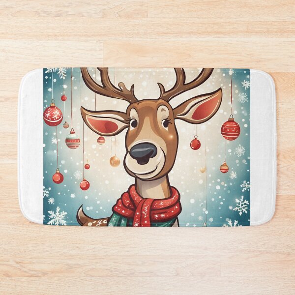 Item preview, Christmas reindeer drawing designed and sold by Lilou13Magasin.