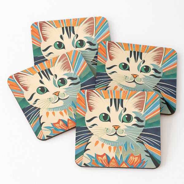 Item preview, Deco Cat 4 designed and sold by Reclining Buddha Cat.