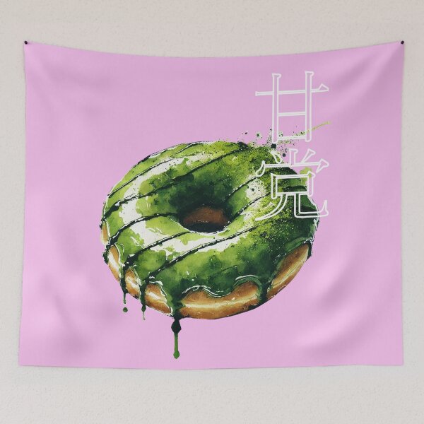 Item preview, Matcha Donut with "甘党" (Sweet Tooth) designed and sold by AyaJP.