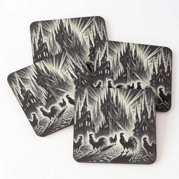 Item preview, Gothic Roosters: Surreal Shadows designed and sold by FNORD-10111.