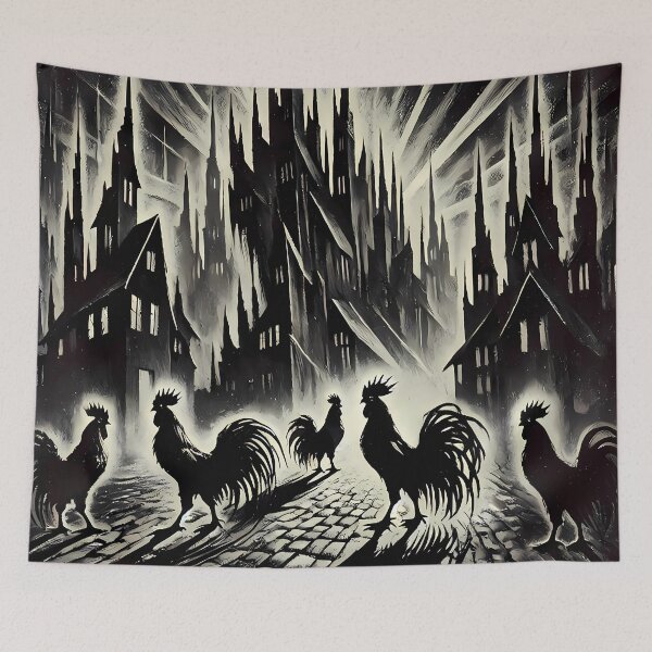Item preview, Gothic Roosters: Surreal Shadows designed and sold by FNORD-10111.