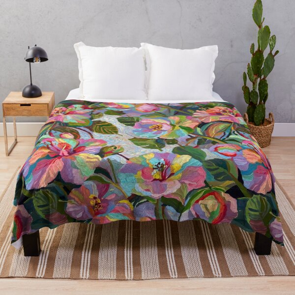 Artikelvorschau, Lebendige bunte Blumen im Acryl-Stil entworfen und verkauft von Neranchara.