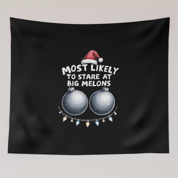 Item preview, Funny inappropriate Christmas designed and sold by HeadTurningArt.