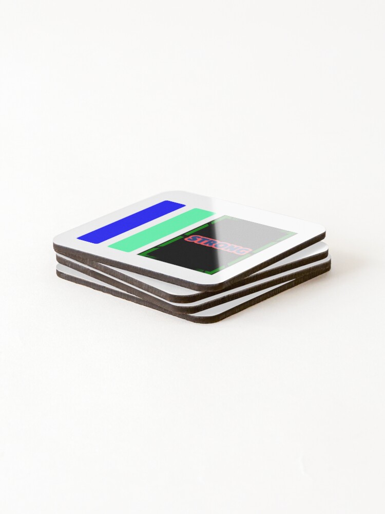 Thumbnail 4 of 5, Coasters (Set of 4), Strong pattern designed and sold by Awadh2829.